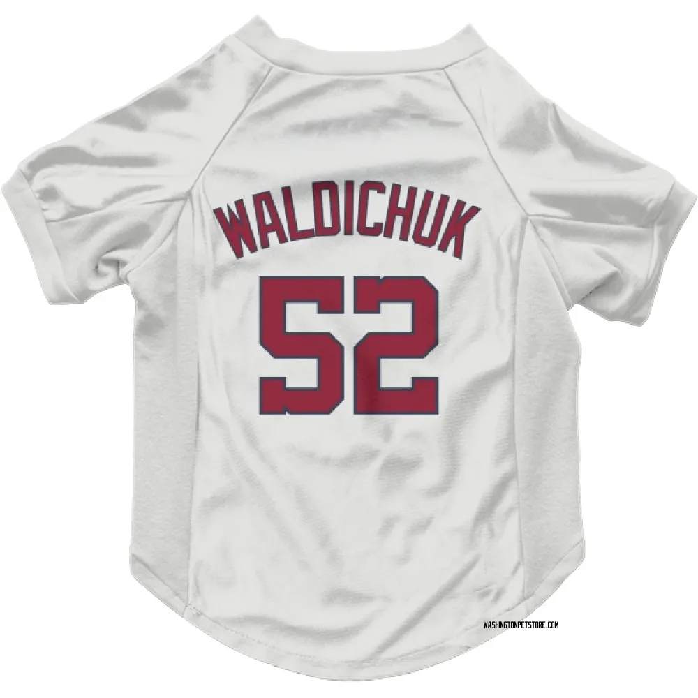 Washington Nationals Ken Waldichuk White Pet Jersey for Dog & Cat