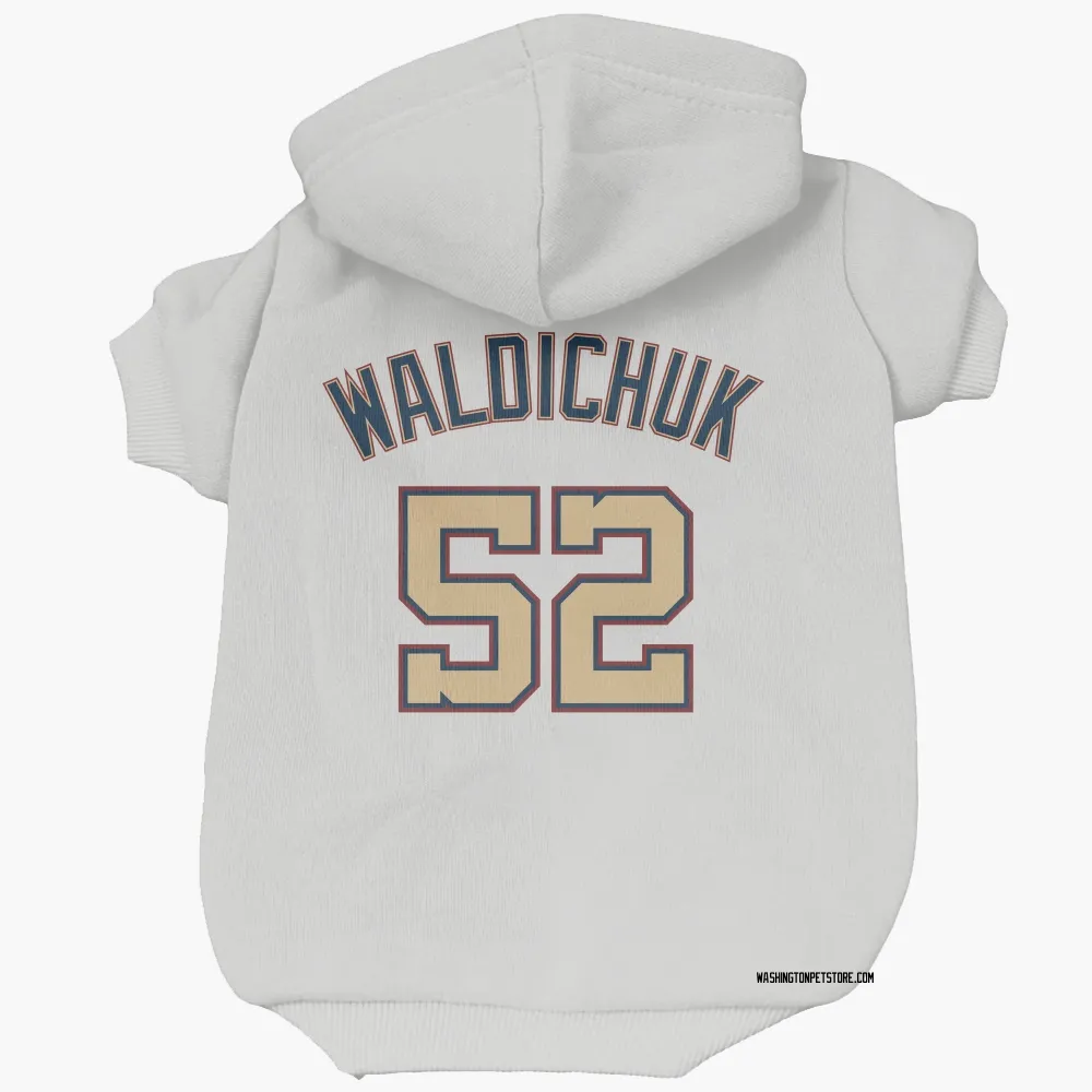 Washington Nationals Ken Waldichuk White/Gold Pet Hoodie for Dog & Cat