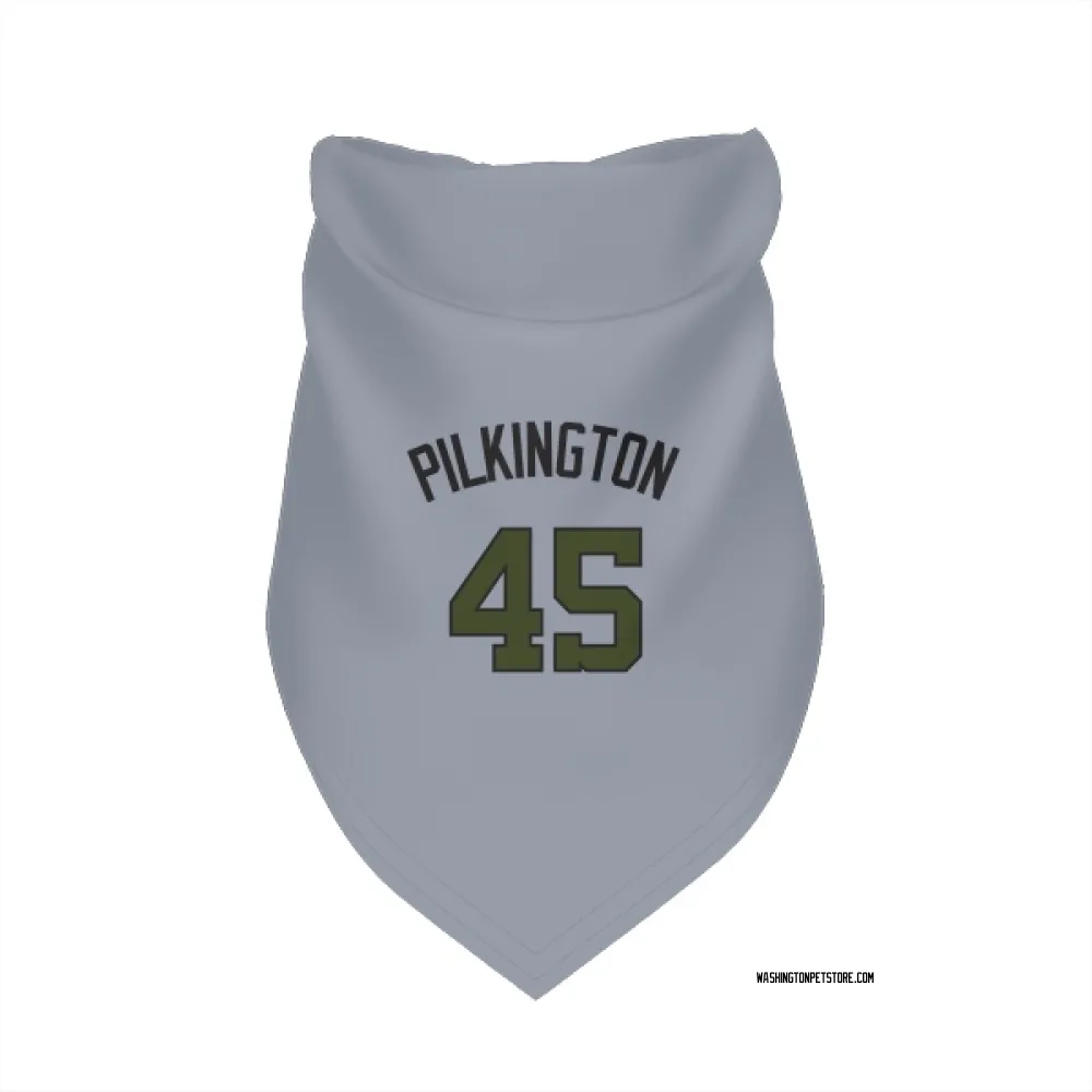Washington Nationals Konnor Pilkington Gray Pet Bandana for Dog & Cat