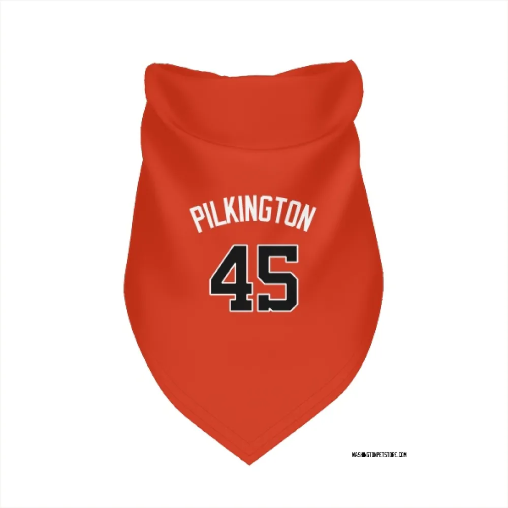 Washington Nationals Konnor Pilkington Orange Pet Bandana for Dog & Cat