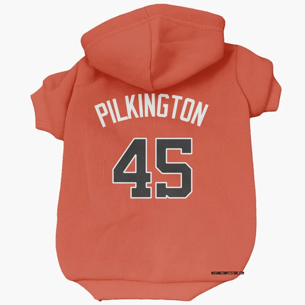 Washington Nationals Konnor Pilkington Orange Pet Hoodie for Dog & Cat
