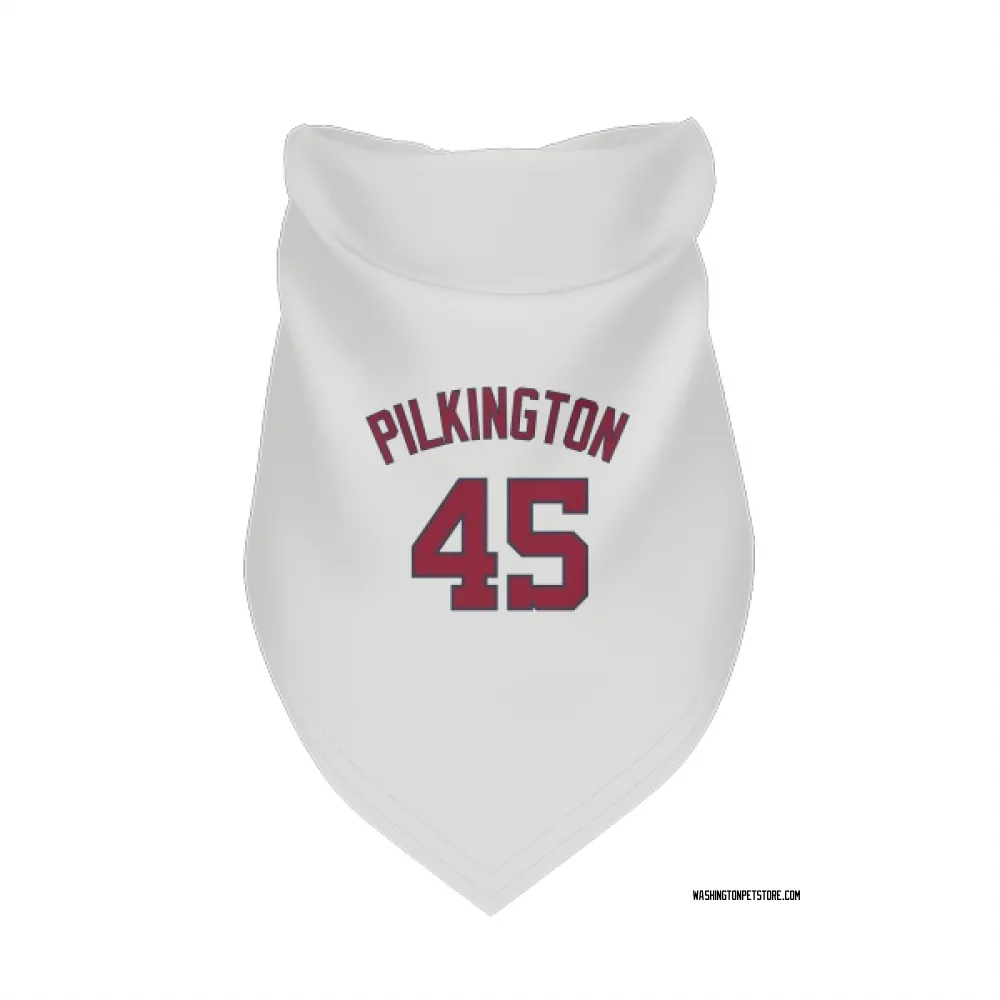Washington Nationals Konnor Pilkington White Pet Bandana for Dog & Cat