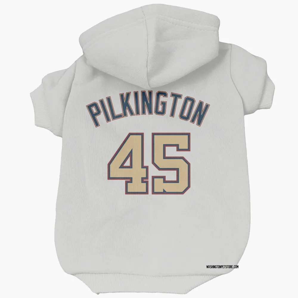 Washington Nationals Konnor Pilkington White/Gold Pet Hoodie for Dog & Cat