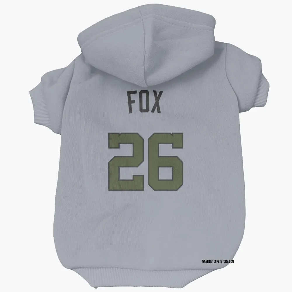 Washington Nationals Lucius Fox Gray Pet Hoodie for Dog & Cat