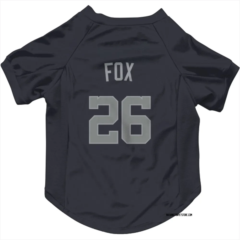 Washington Nationals Lucius Fox Navy Gray Pet Jersey for Dog & Cat