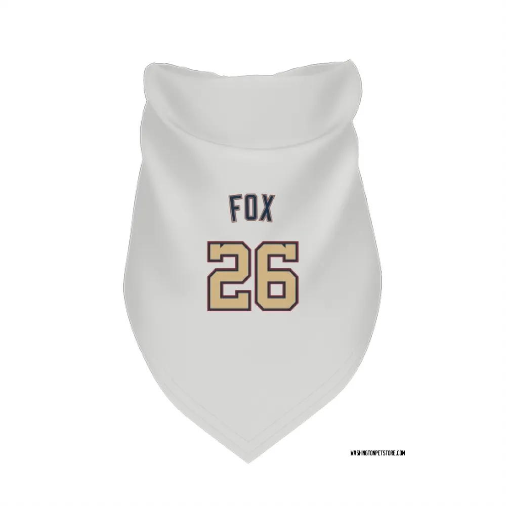 Washington Nationals Lucius Fox White/Gold Pet Bandana for Dog & Cat