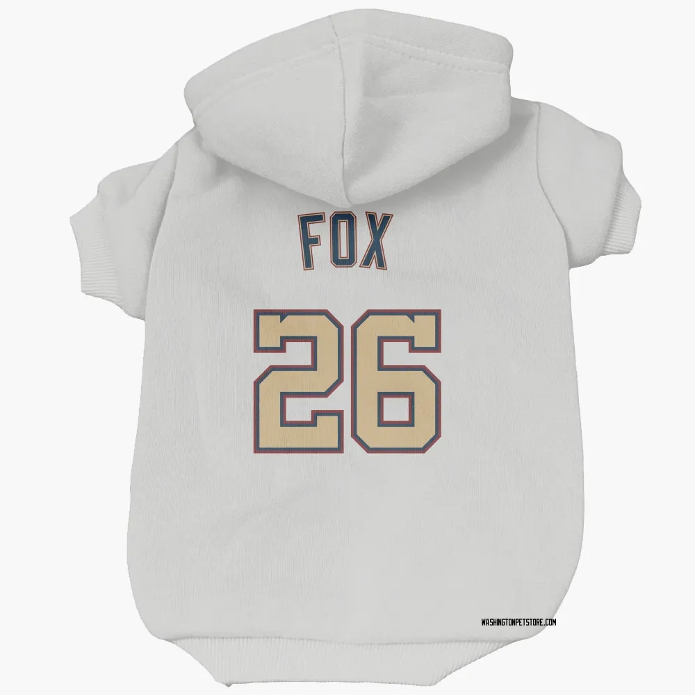 Washington Nationals Lucius Fox White/Gold Pet Hoodie for Dog & Cat