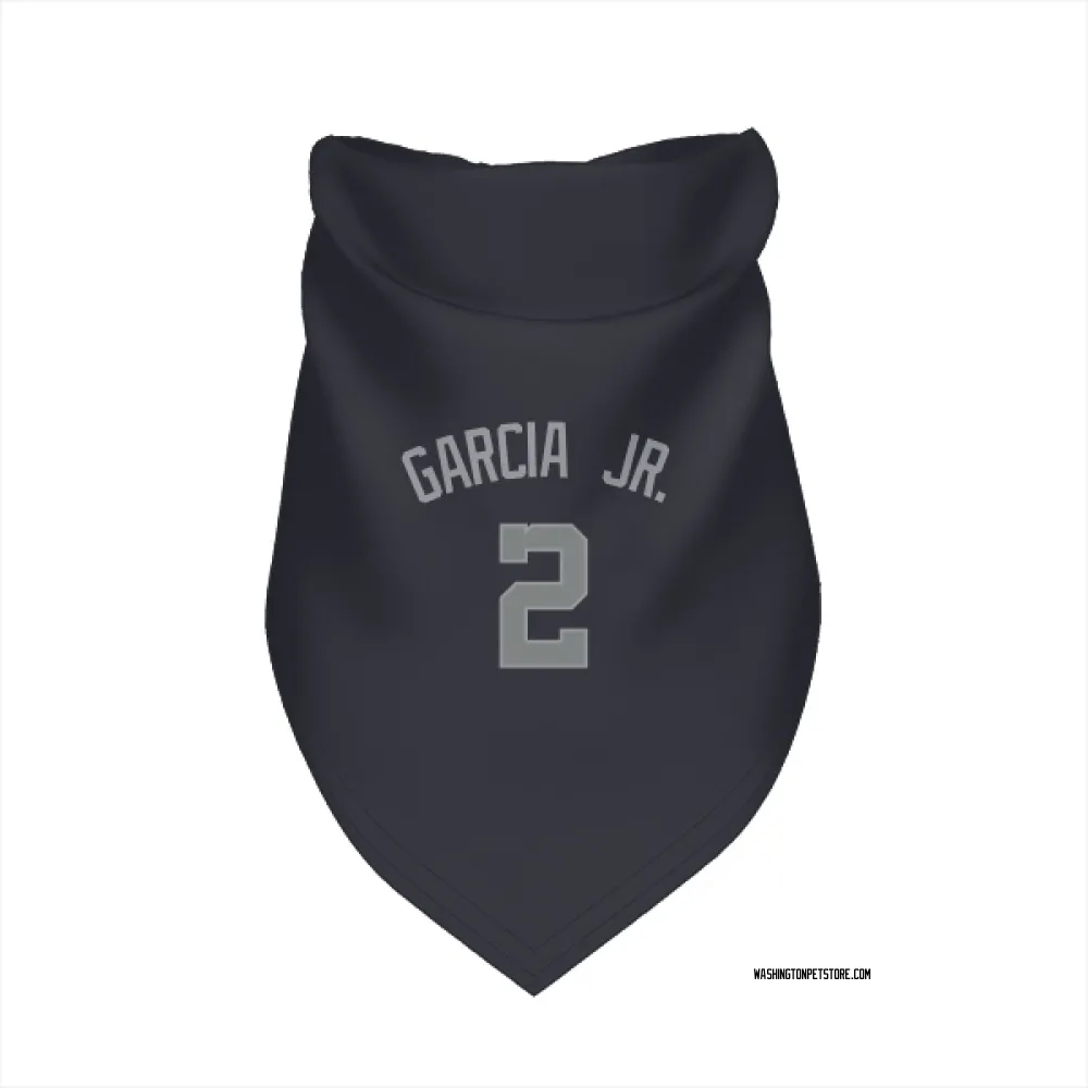 Washington Nationals Luis Garcia Jr. Navy Gray Pet Bandana for Dog & Cat