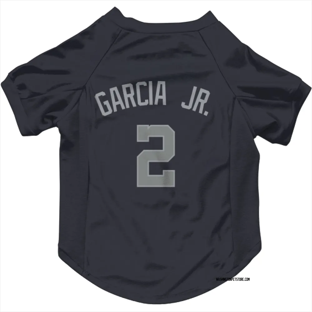 Washington Nationals Luis Garcia Jr. Navy Gray Pet Jersey for Dog & Cat