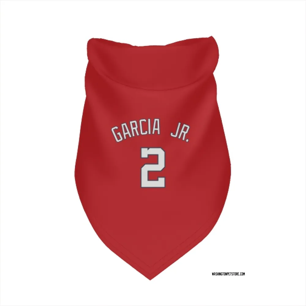 Washington Nationals Luis Garcia Jr. Red Pet Bandana for Dog & Cat