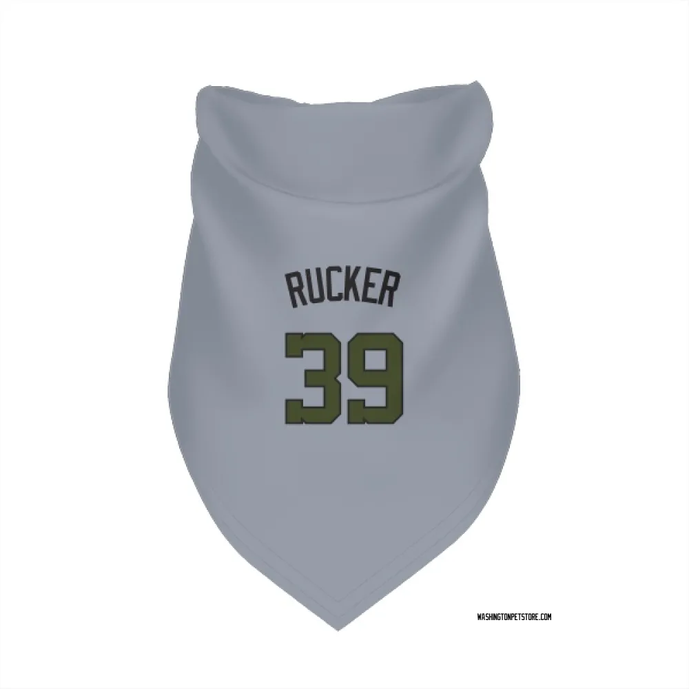 Washington Nationals Michael Rucker Gray Pet Bandana for Dog & Cat