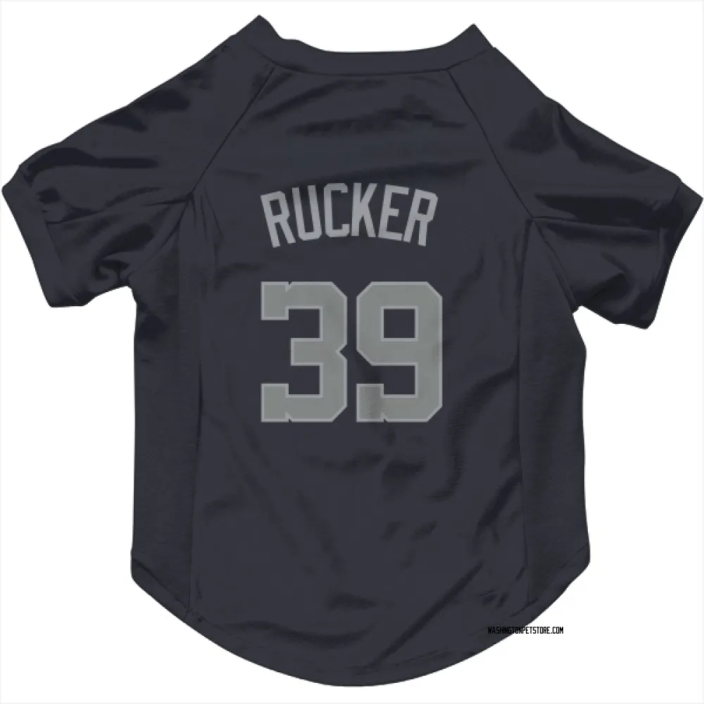 Washington Nationals Michael Rucker Navy Gray Pet Jersey for Dog & Cat