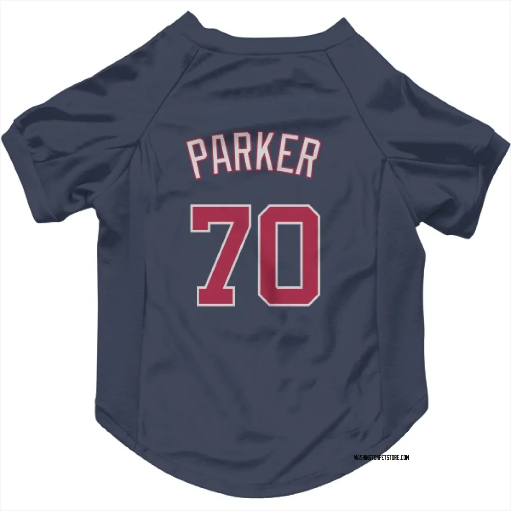 Washington Nationals Mitchell Parker Navy Pet Jersey for Dog & Cat
