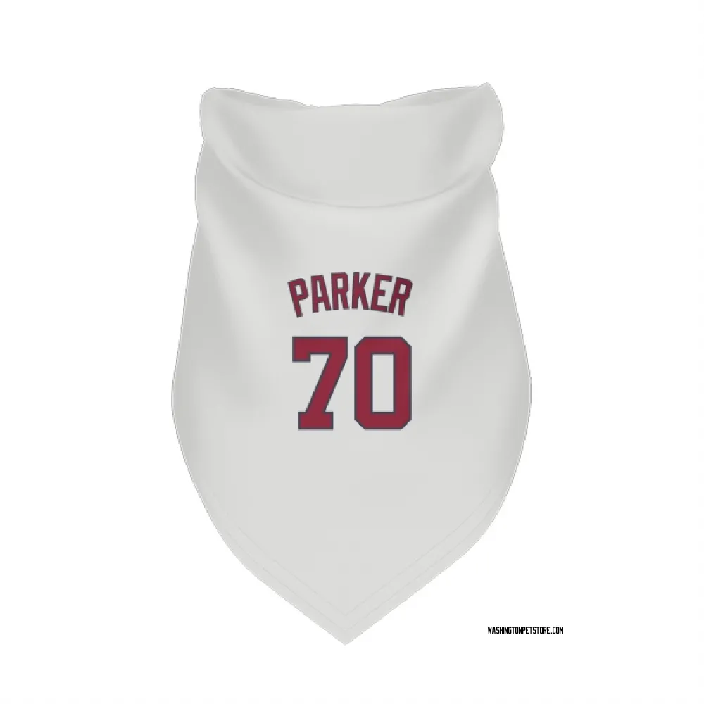 Washington Nationals Mitchell Parker White Pet Bandana for Dog & Cat