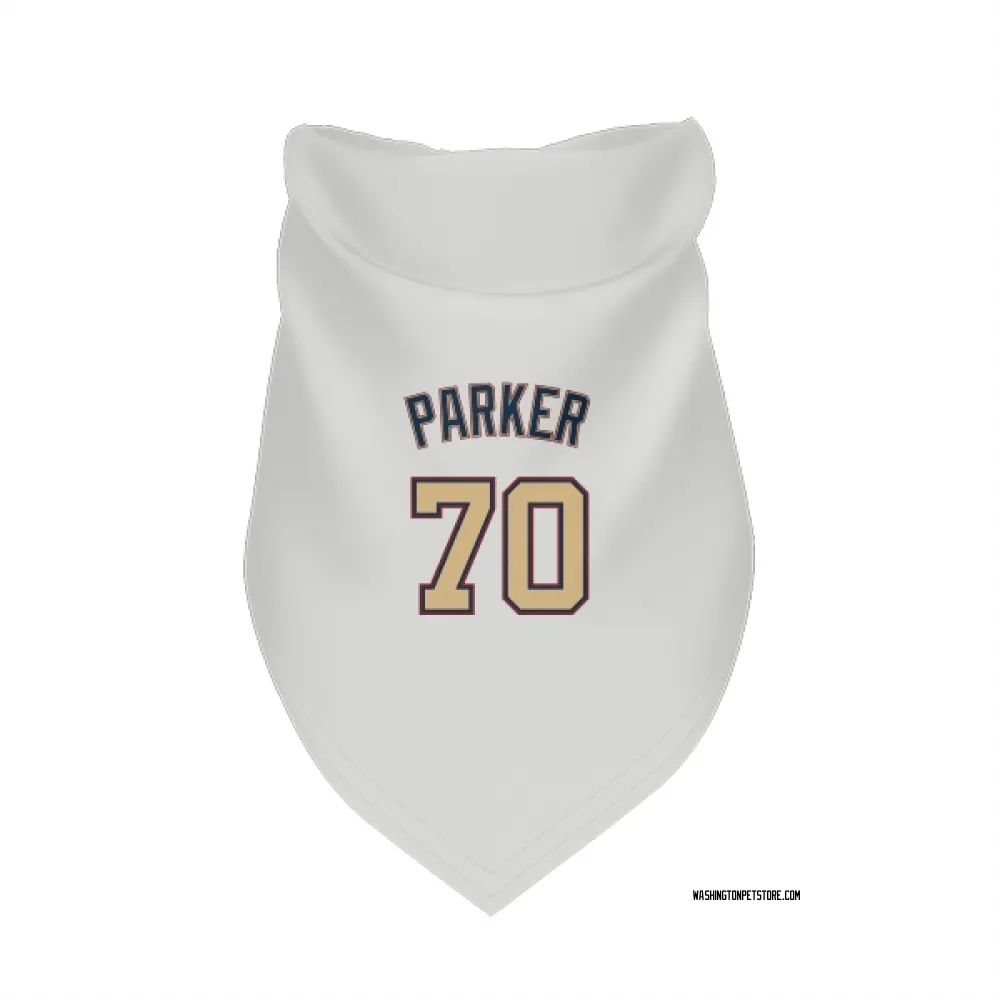 Washington Nationals Mitchell Parker White/Gold Pet Bandana for Dog & Cat