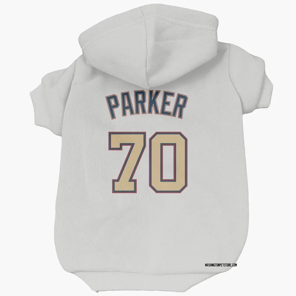 Washington Nationals Mitchell Parker White/Gold Pet Hoodie for Dog & Cat