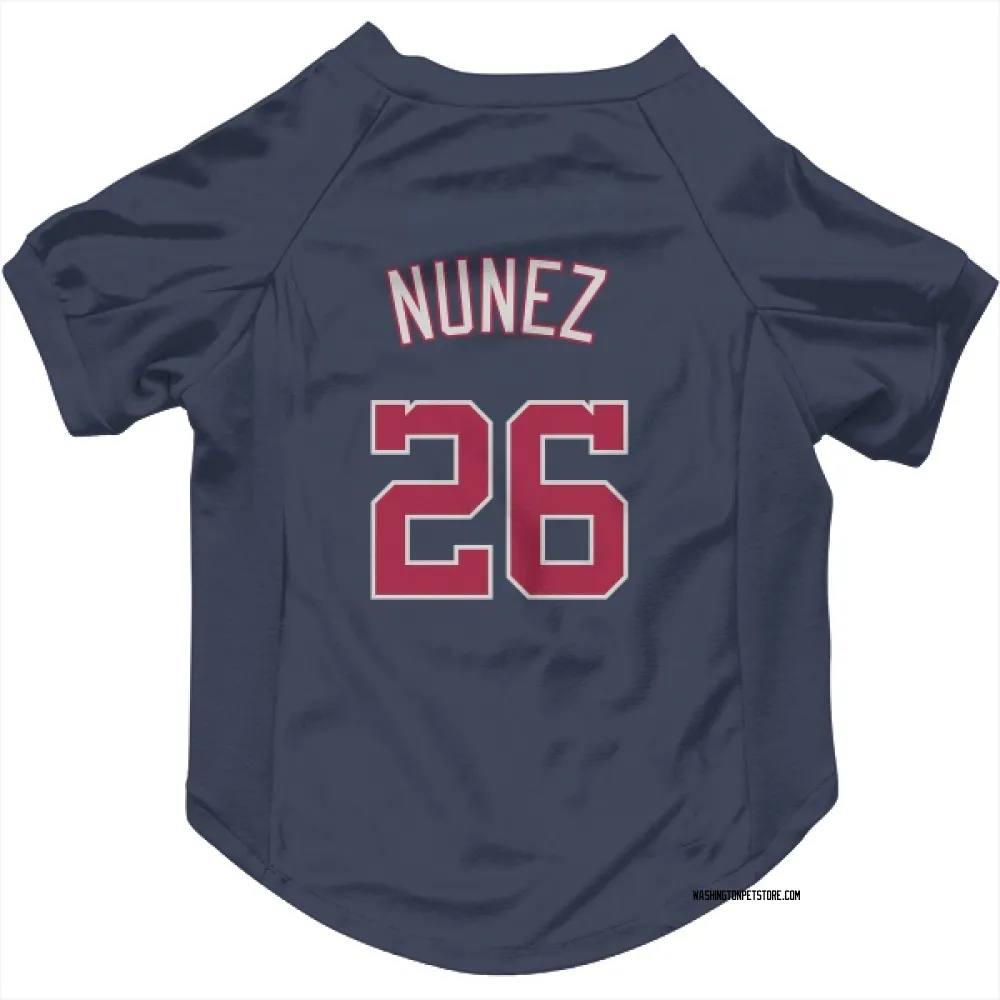 Washington Nationals Nasim Nunez Navy Pet Jersey for Dog & Cat