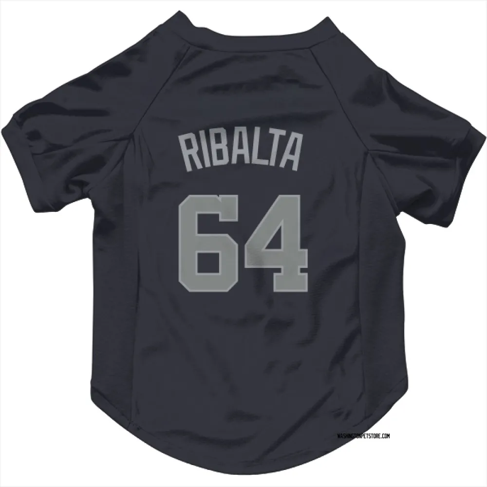 Washington Nationals Orlando Ribalta Navy Gray Pet Jersey for Dog & Cat