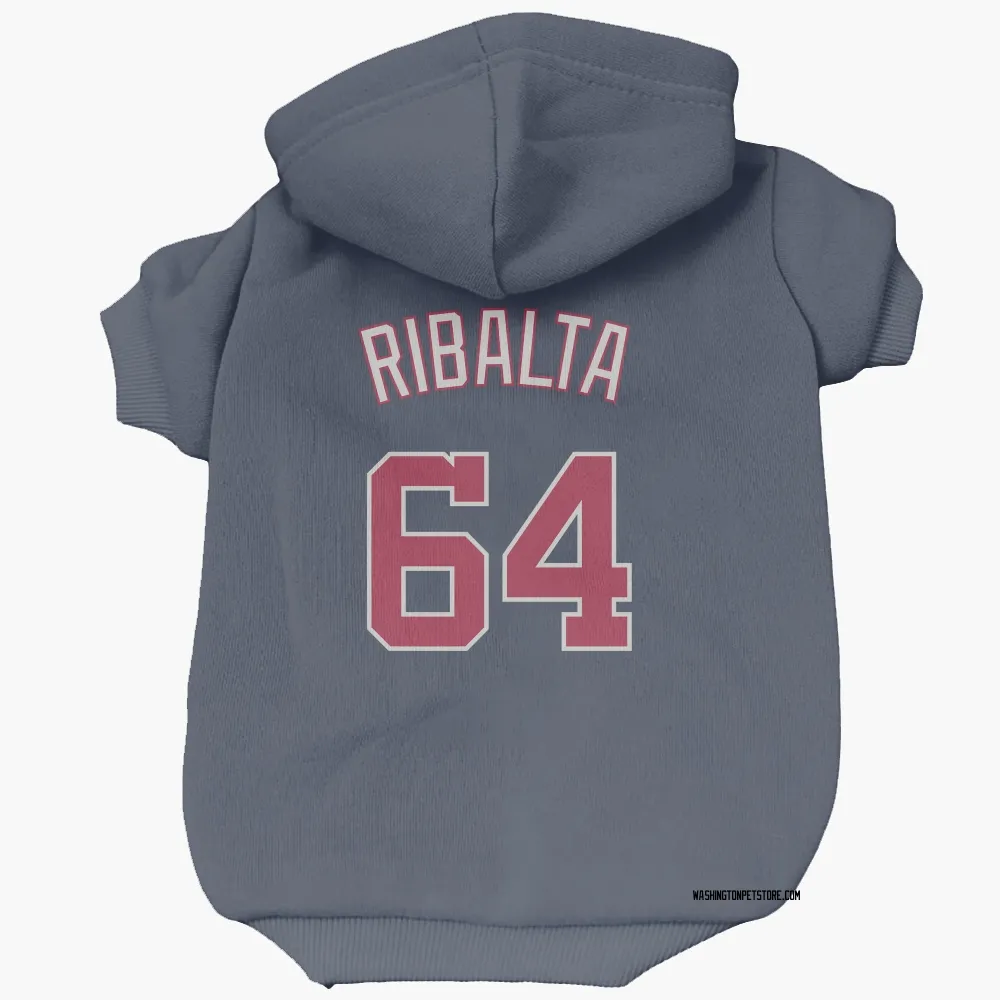 Washington Nationals Orlando Ribalta Navy Pet Hoodie for Dog & Cat