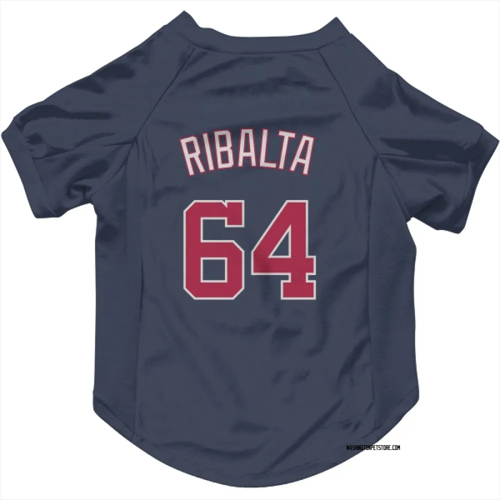 Washington Nationals Orlando Ribalta Navy Pet Jersey for Dog & Cat