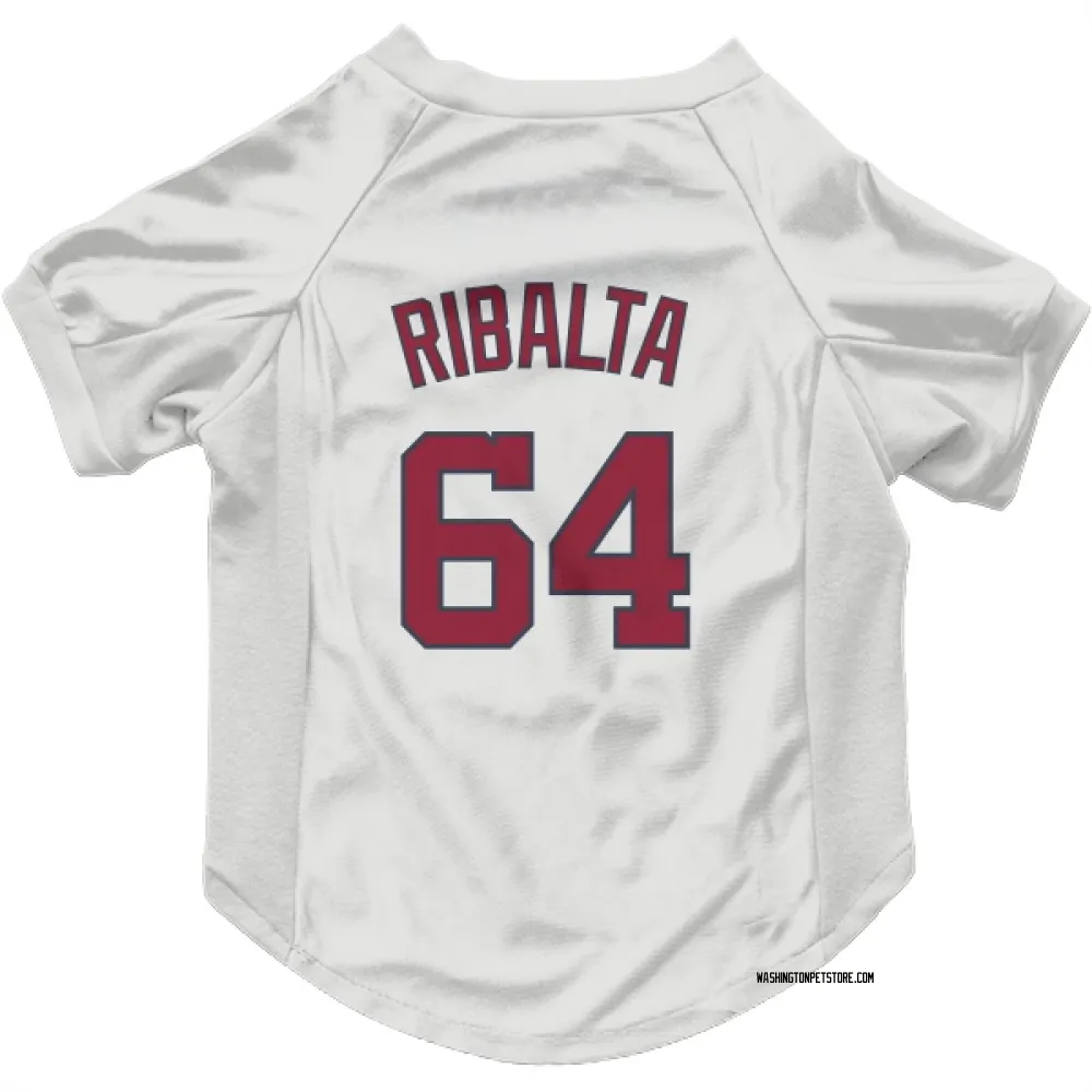 Washington Nationals Orlando Ribalta White Pet Jersey for Dog & Cat