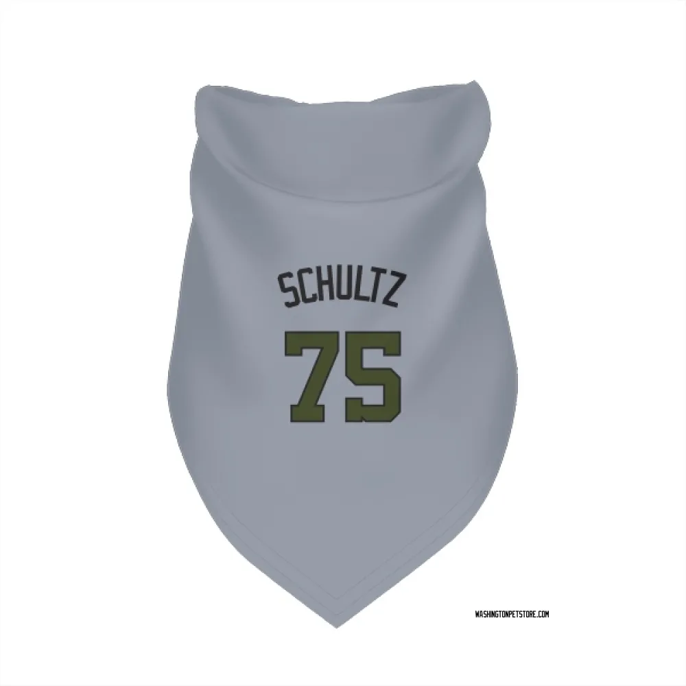 Washington Nationals Paxton Schultz Gray Pet Bandana for Dog & Cat