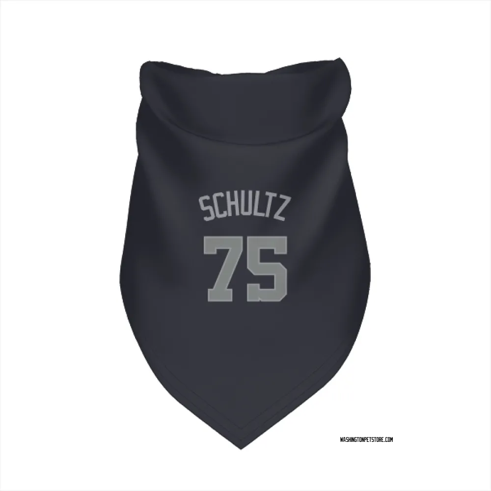 Washington Nationals Paxton Schultz Navy Gray Pet Bandana for Dog & Cat
