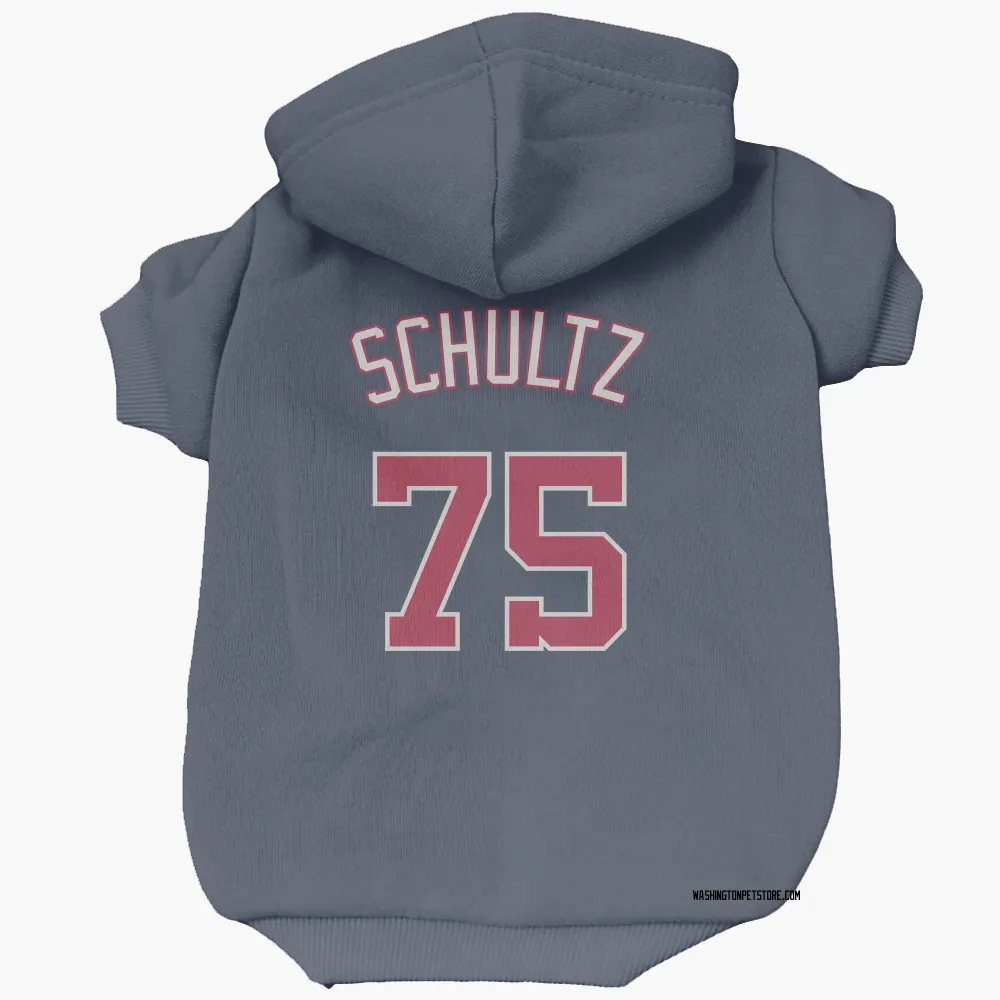 Washington Nationals Paxton Schultz Navy Pet Hoodie for Dog & Cat