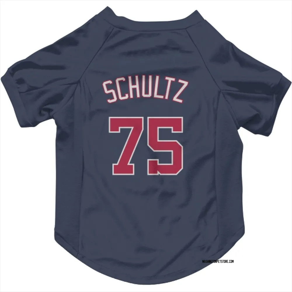 Washington Nationals Paxton Schultz Navy Pet Jersey for Dog & Cat