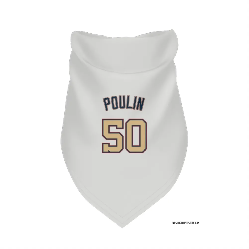 Washington Nationals PJ Poulin White/Gold Pet Bandana for Dog & Cat