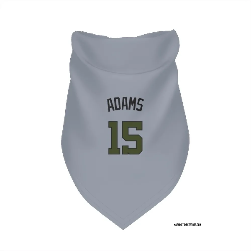 Washington Nationals Riley Adams Gray Pet Bandana for Dog & Cat