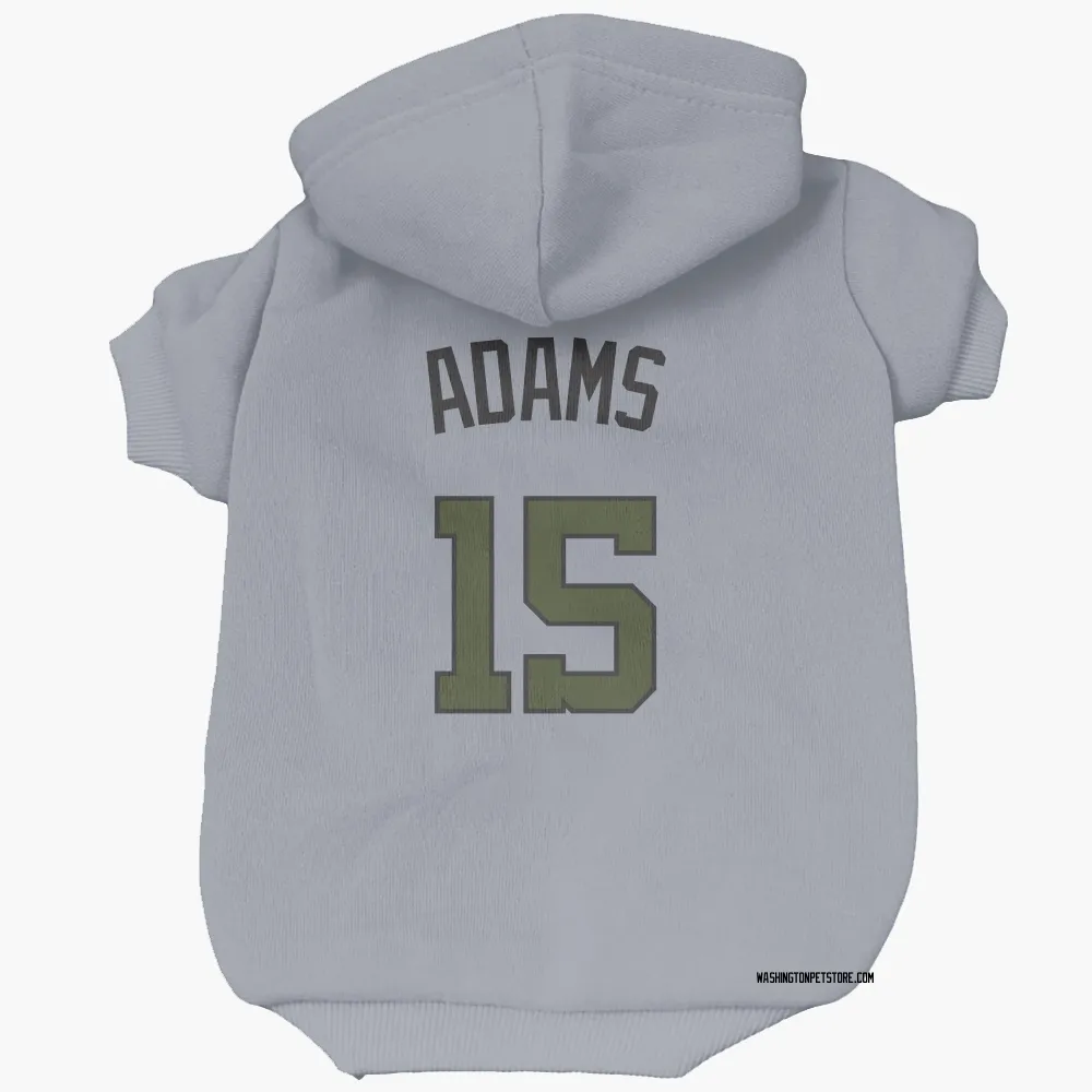 Washington Nationals Riley Adams Gray Pet Hoodie for Dog & Cat