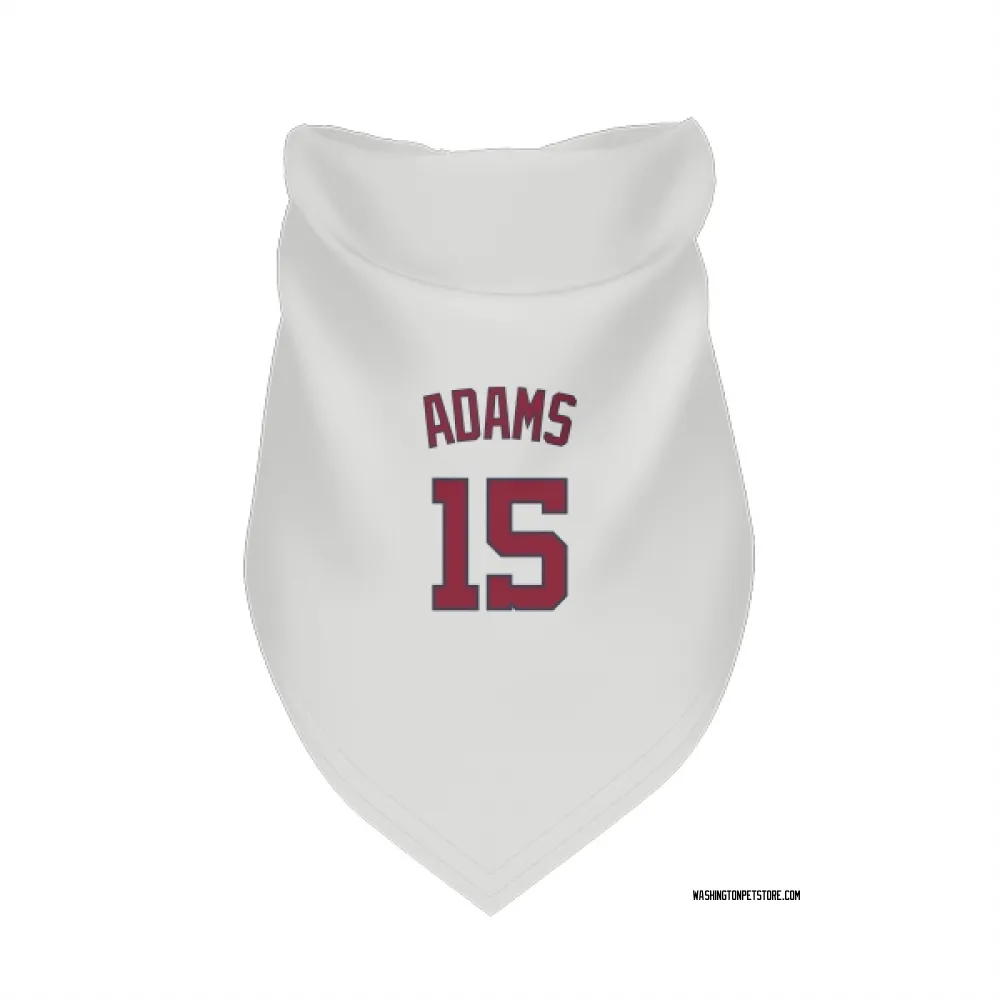 Washington Nationals Riley Adams White Pet Bandana for Dog & Cat