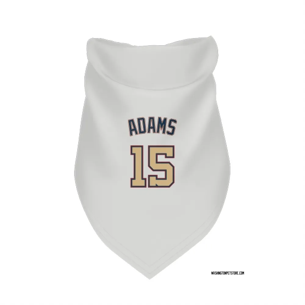 Washington Nationals Riley Adams White/Gold Pet Bandana for Dog & Cat
