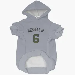 Washington Nationals Robert Hassell III Gray Pet Hoodie for Dog & Cat