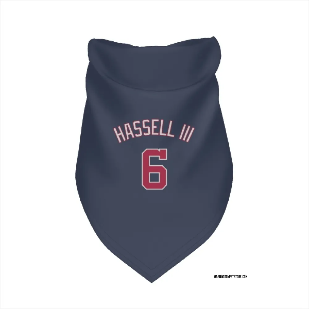 Washington Nationals Robert Hassell III Navy Pet Bandana for Dog & Cat