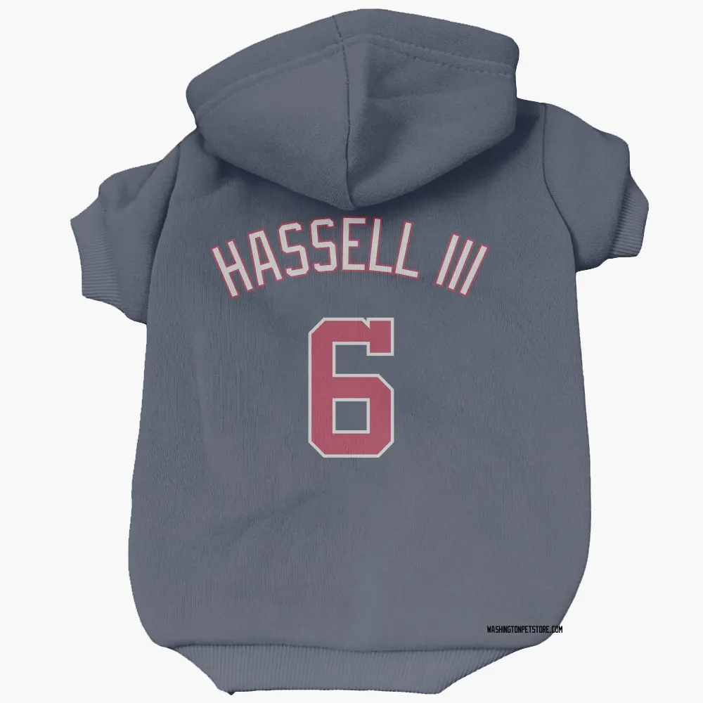 Washington Nationals Robert Hassell III Navy Pet Hoodie for Dog & Cat