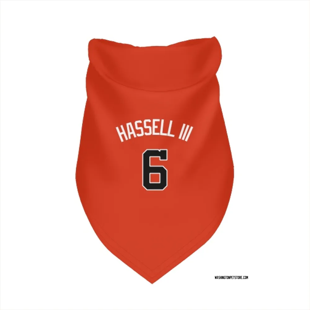 Washington Nationals Robert Hassell III Orange Pet Bandana for Dog & Cat