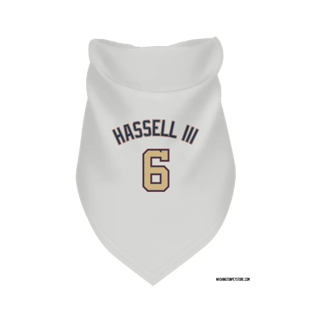 Washington Nationals Robert Hassell III White/Gold Pet Bandana for Dog & Cat