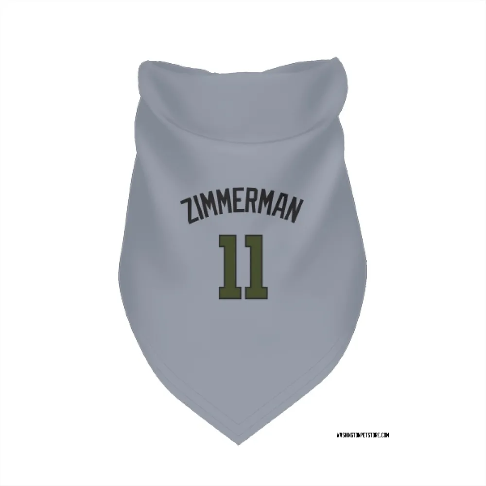 Washington Nationals Ryan Zimmerman Gray Pet Bandana for Dog & Cat