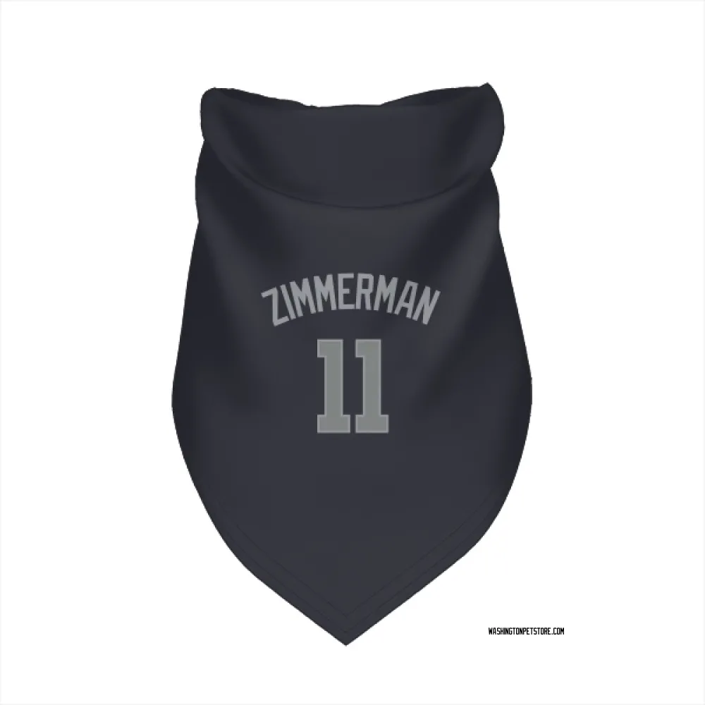 Washington Nationals Ryan Zimmerman Navy Gray Pet Bandana for Dog & Cat