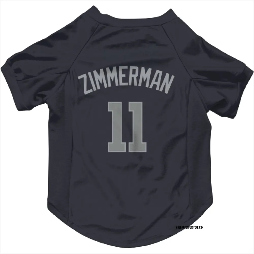 Washington Nationals Ryan Zimmerman Navy Gray Pet Jersey for Dog & Cat