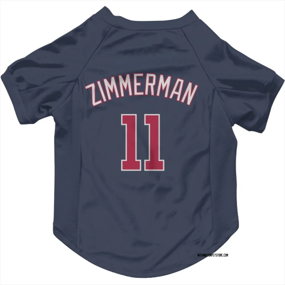Washington Nationals Ryan Zimmerman Navy Pet Jersey for Dog & Cat
