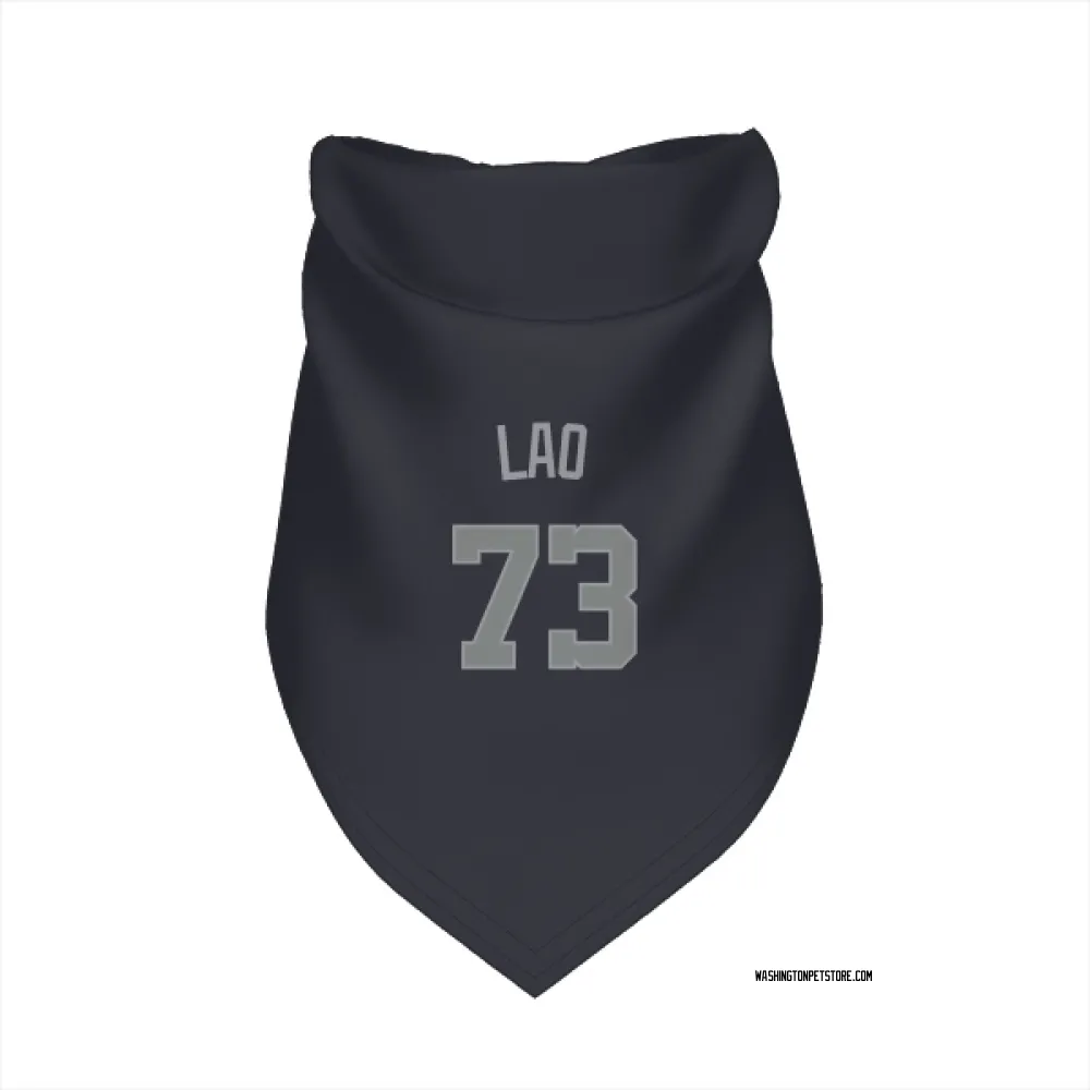 Washington Nationals Sauryn Lao Navy Gray Pet Bandana for Dog & Cat