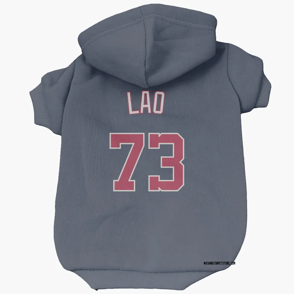 Washington Nationals Sauryn Lao Navy Pet Hoodie for Dog & Cat