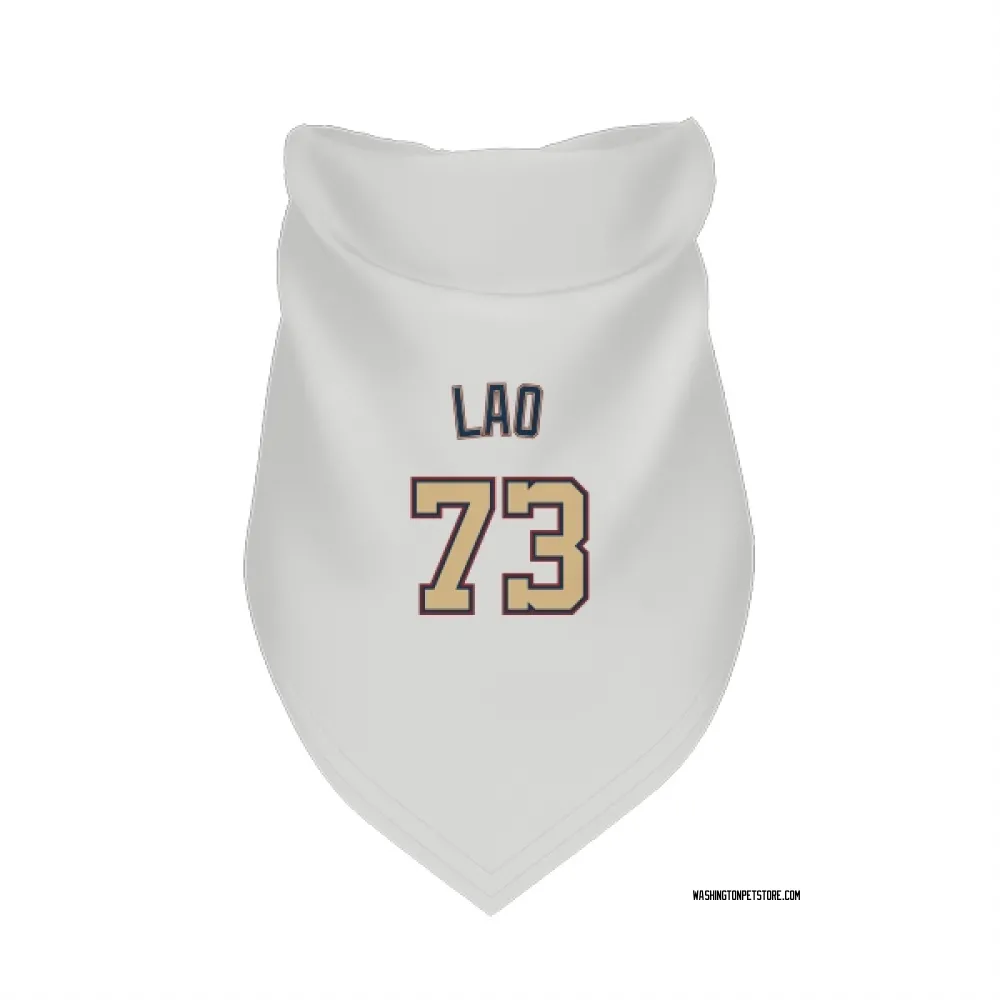 Washington Nationals Sauryn Lao White/Gold Pet Bandana for Dog & Cat