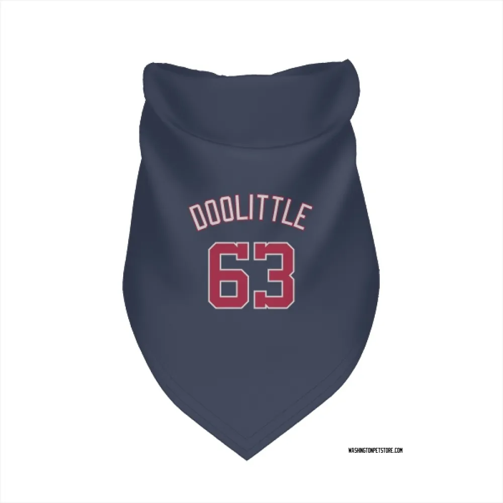 Washington Nationals Sean Doolittle Navy Pet Bandana for Dog & Cat