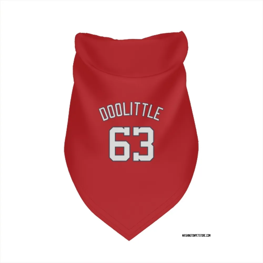 Washington Nationals Sean Doolittle Red Pet Bandana for Dog & Cat