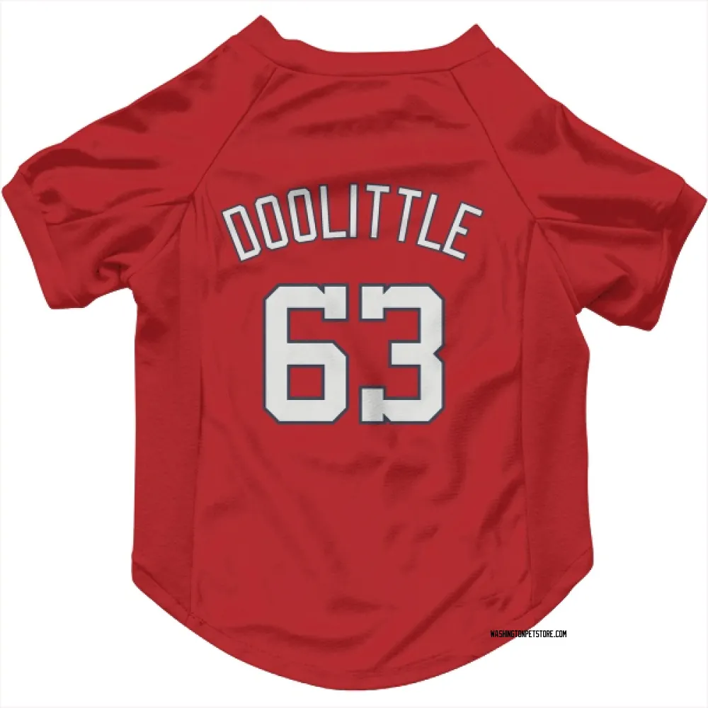 Washington Nationals Sean Doolittle Red Pet Jersey for Dog & Cat