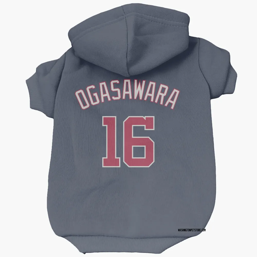 Washington Nationals Shinnosuke Ogasawara Navy Pet Hoodie for Dog & Cat